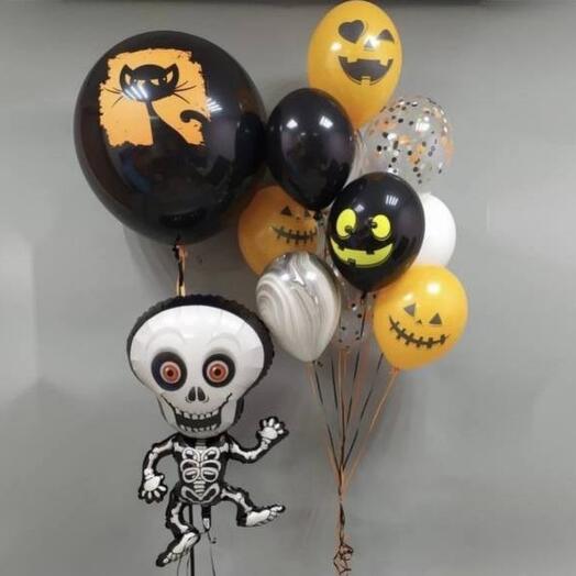 Воздушные шарики на Хэллоуин Halloween 12 шт