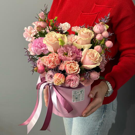 Цветы в коробке 84