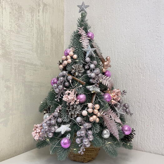 Настольная ёлка ручной работы🎄