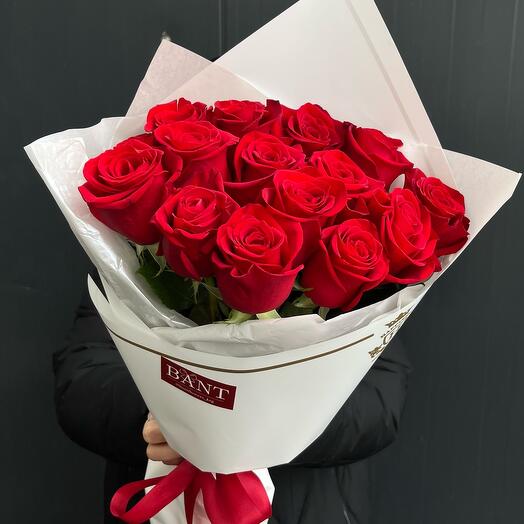 15 красных роз -4