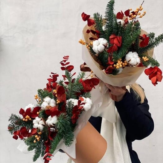 Box bouquet Christmas