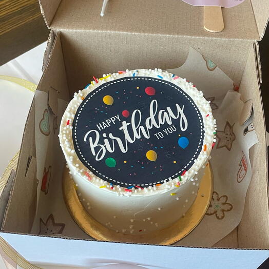Бенто Торт "Happy Birthday 3"