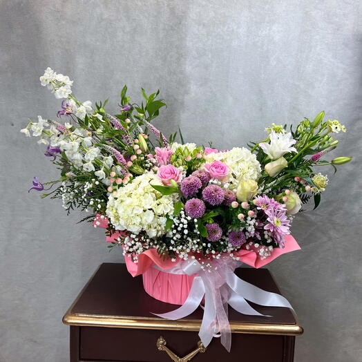 Flores en caja