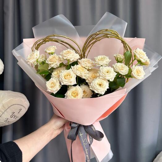 Букет сердце 💓