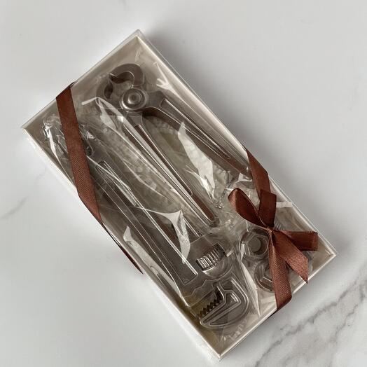 Шоколад ручной работы, подарочный набор инструментов, для мужчин