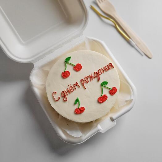 Бенто "С днём рождения с вишенками"