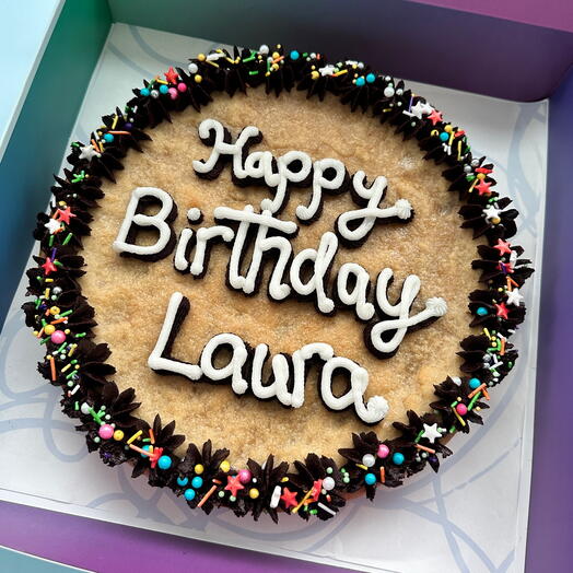 Happy birthday- Cookie cake