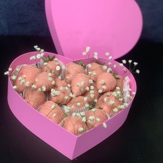 Fresas cubiertas de chocolate m
