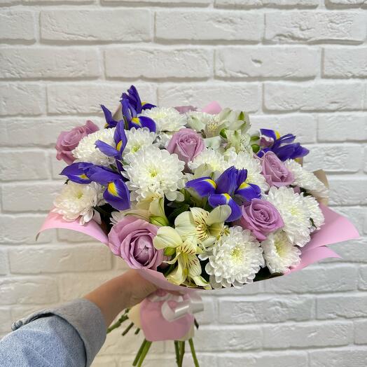 Букет с ирисами🌸