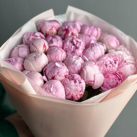 Пионы из 25 штук