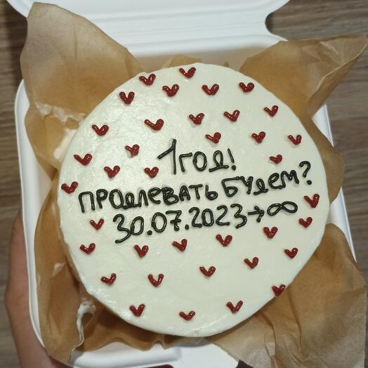 Бенто торт продлевать будем