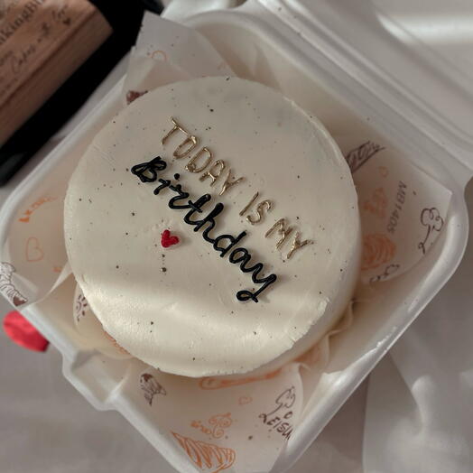 Бенто-торт «Today is my birthday»