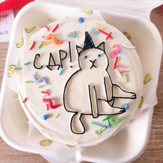 Бенто торт "Котик, с др!"