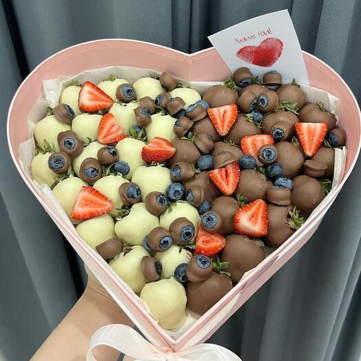 Клубника в шоколаде «Сердце»