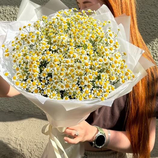 Воздушный букет ромашек