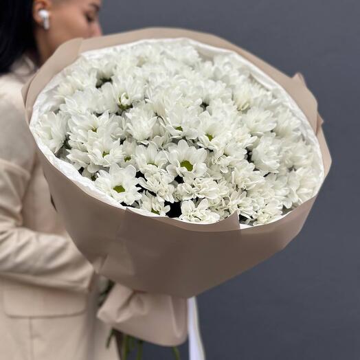Букет из кустовых хризантем