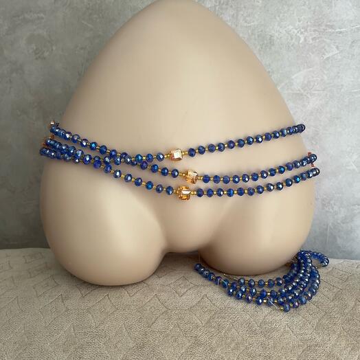 Handmade waist and belly beads chain