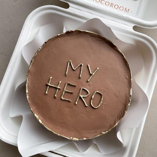 Бенто-торт с дизайном «My hero»