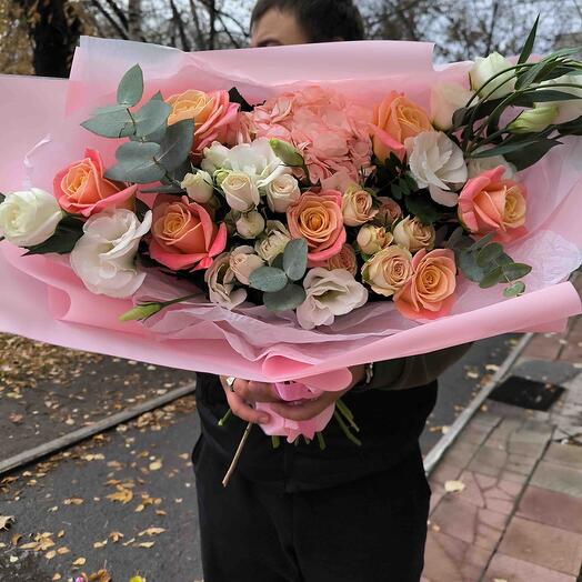 Прекрасное утро с нежнейшим букетом