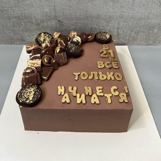 Торт с шоколадками на заказ в СПб — Flowwow