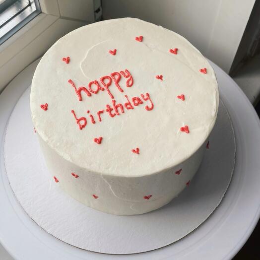 Торт на день рождения Happy birthday