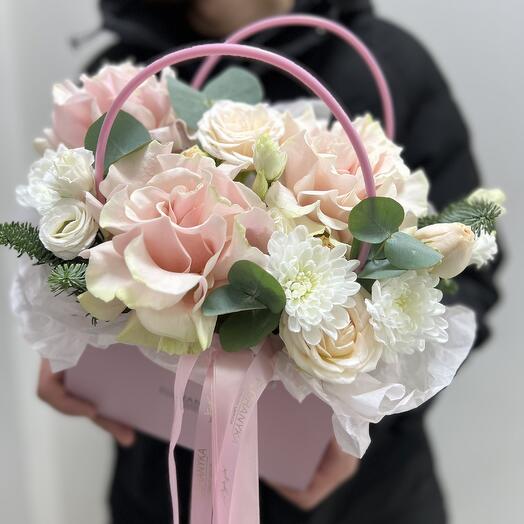 The flowers in the box are the most delicate