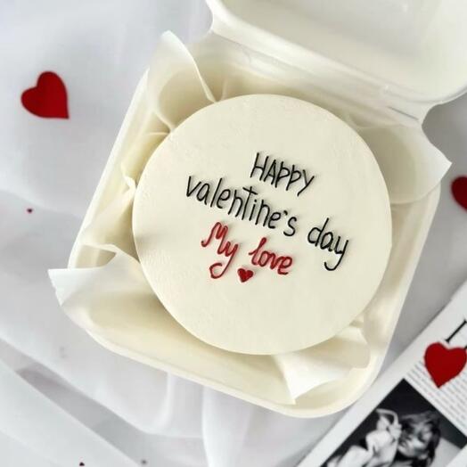 Бенто торт Valentine s day