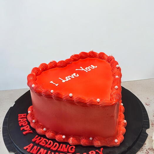 Heart shaped cake