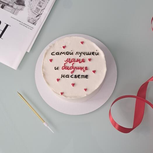 Бенто-торт для мамы, бабушки на 8 марта