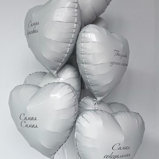 Белые сердца