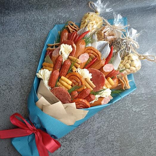 Букет с закусками " С Праздником!"