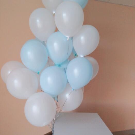 Шары в коробке ( коробочка , 17 латексных шаров)