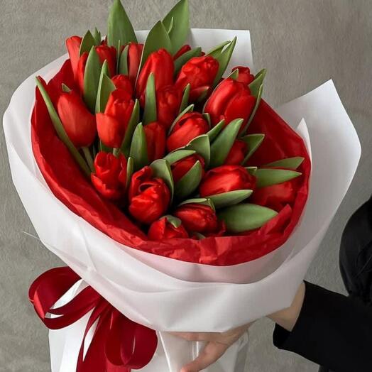 Букет " Красный бум!!!"