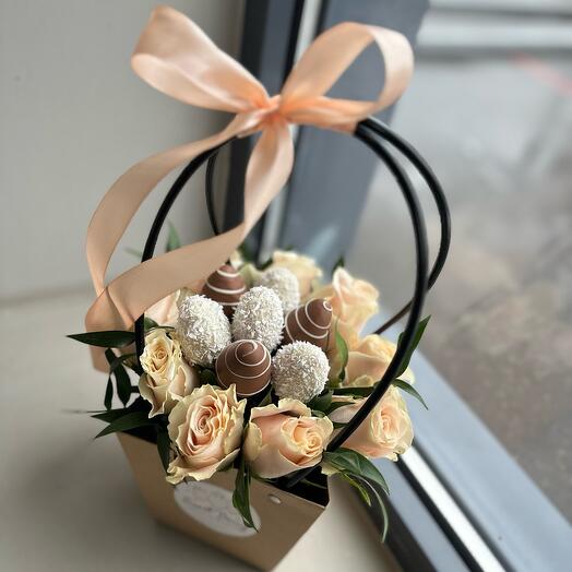 Цветы в коробке