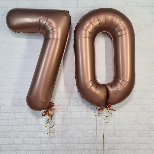Шары цифры 70