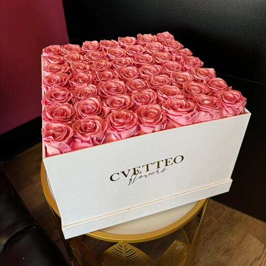 Forever pink roses 49 stems