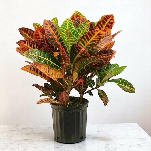 Croton Plant – Codiaeum Variegatum – Garden Croton | Fire Croton with Colorful Foliage