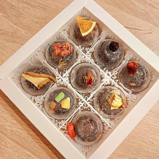 🎁💥 Hit🔥 Подарочный набор мини чайных бомбочек 9 шт ( 1 шт на 🫖 300 мл воды)