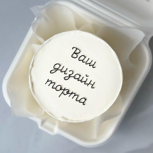 Бенто торт ваш дизайн (начинки: МОЛОЧНЫЙ ЛОМТИК, КРАСНЫЙ БАРХАТ, ШОКОЛАДНАЯ)