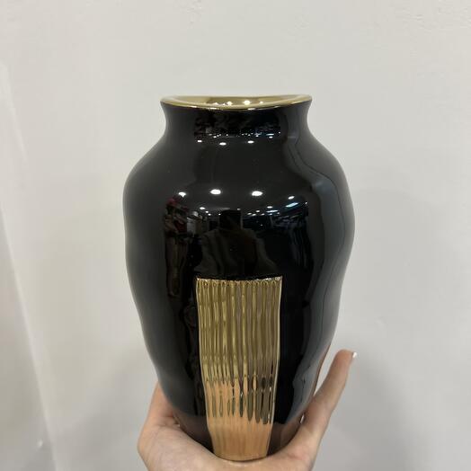 Black vase