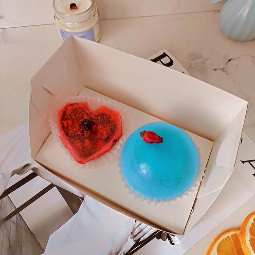 Чайные бомбочки 2 шт, каждая на 1000 мл кипятка. В подарок 🎁 маме, коллеге, бабушке,  папе, брату