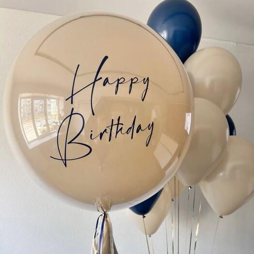 Воздушные шары "Happy birthday"