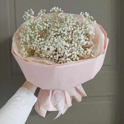 Букет из гипсофил «Белая ночь»