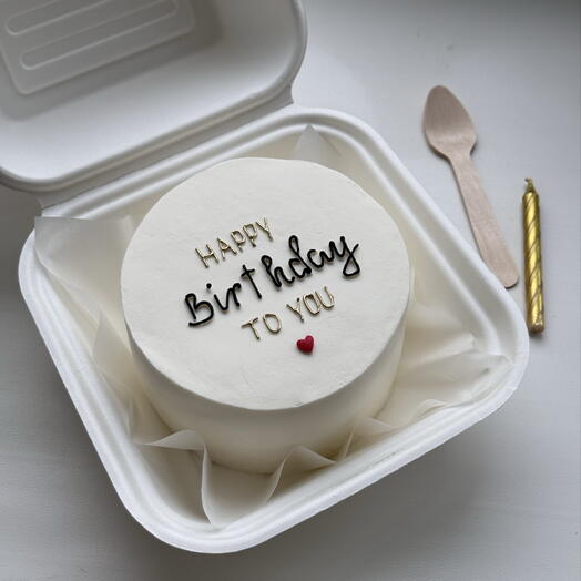 ПП Бенто торт «Happy Birthday to you️»