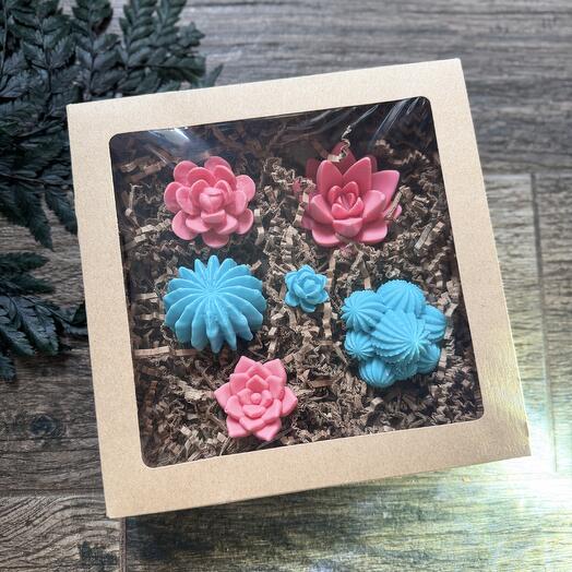 Мыло ручной работы 200 г, аромат кокос шоколад