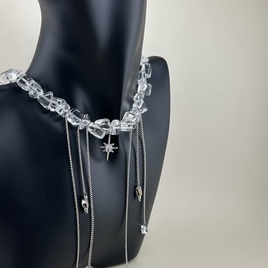 Чокер White Crystal