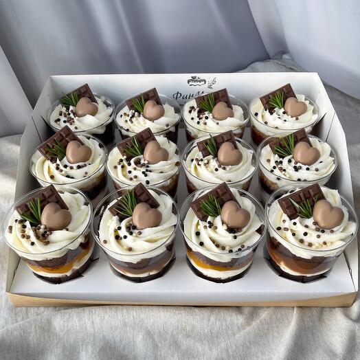 Большой набор шоколадных трайфлов