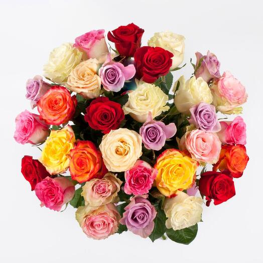 Букет Фламандская легенда 35 роз 💐💐💐