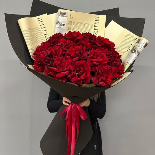 Букет гигант из французских роз