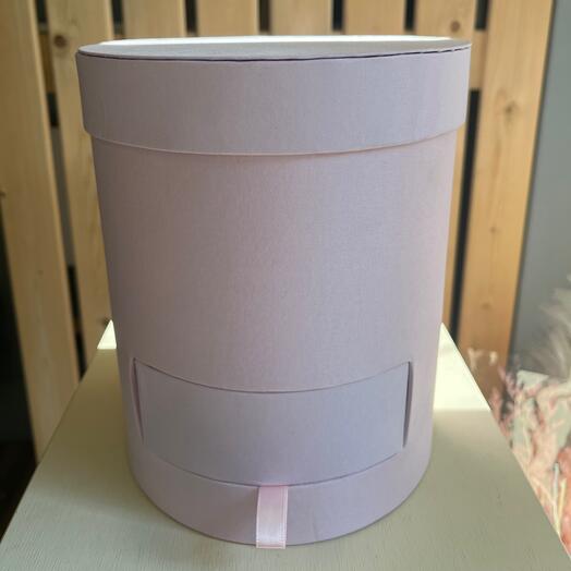 Круглая подарочная коробочка-сюрприз